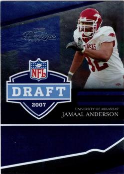 2007 Playoff Prestige - NFL Draft Foil #NFLD-30 Jamaal Anderson Front