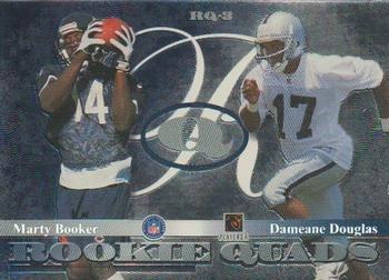 1999 Playoff Momentum SSD - Rookie Quads #RQ-3 Torry Holt / Reggie Kelly / Marty Booker / Dameane Douglas Back