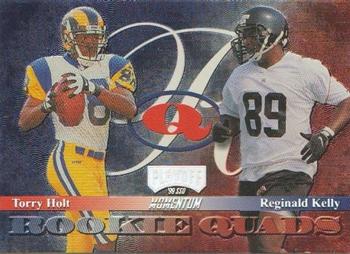 1999 Playoff Momentum SSD - Rookie Quads #RQ-3 Torry Holt / Reggie Kelly / Marty Booker / Dameane Douglas Front