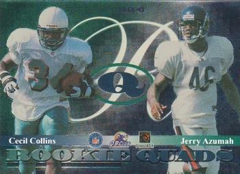 1999 Playoff Momentum SSD - Rookie Quads #RQ-6 Ricky Williams / Amos Zereoue / Cecil Collins / Jerry Azumah Back