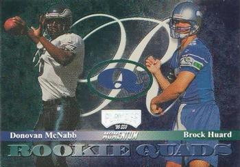 1999 Playoff Momentum SSD - Rookie Quads #RQ-7 Donovan McNabb / Brock Huard / Daunte Culpepper / Scott Covington Front