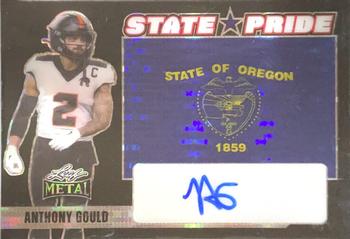 2024 Leaf Metal - State Pride Pre-Production Proof Pulsar Black #NNO Anthony Gould Front