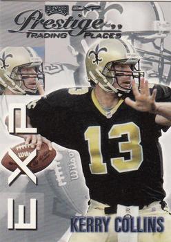 1999 Playoff Prestige EXP #EX56 Kerry Collins Front