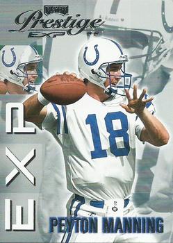 1999 Playoff Prestige EXP #EX148 Peyton Manning Front