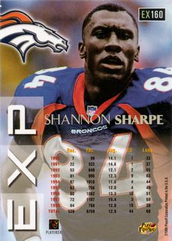 1999 Playoff Prestige EXP #EX160 Shannon Sharpe Back