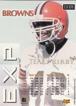 1999 Playoff Prestige EXP #EX171 Terry Kirby Back