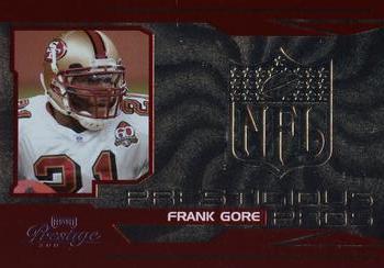 2007 Playoff Prestige - Prestigious Pros Red #PP-13 Frank Gore Front
