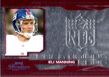 2007 Playoff Prestige - Prestigious Pros Red #PP-39 Eli Manning Front