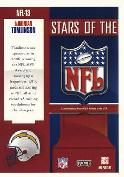 2007 Playoff Prestige - Stars of the NFL #NFL-13 LaDainian Tomlinson Back