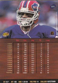 1999 Playoff Prestige SSD #B016 Andre Reed Back