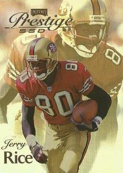 1999 Playoff Prestige SSD #B112 Jerry Rice Front