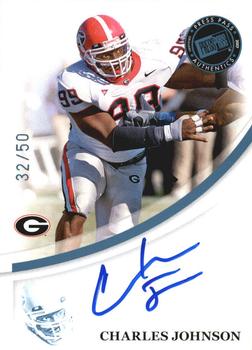 2007 Press Pass - Autographs Blue #NNO Charles Johnson Front