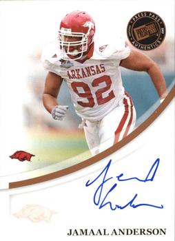 2007 Press Pass - Autographs Bronze #NNO Jamaal Anderson Front