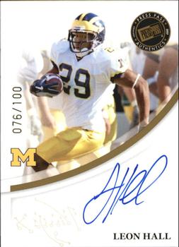 2007 Press Pass - Autographs Gold #NNO Leon Hall Front