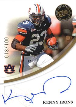 2007 Press Pass - Autographs Gold #NNO Kenny Irons Front