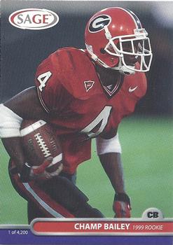 1999 SAGE #3 Champ Bailey Front