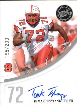2007 Press Pass - Autographs Silver #NNO Tank Tyler Front