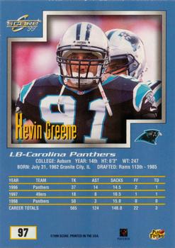 1999 Score #97 Kevin Greene Back