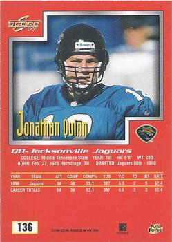 1999 Score #136 Jonathan Quinn Back