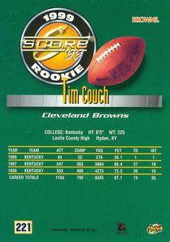 1999 Score #221 Tim Couch Back