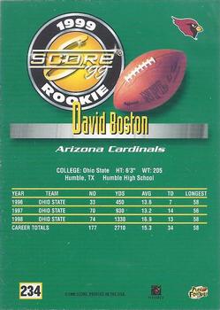 1999 Score #234 David Boston Back