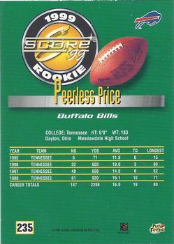 1999 Score #235 Peerless Price Back
