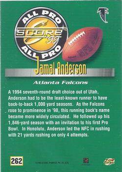 1999 Score #262 Jamal Anderson Back