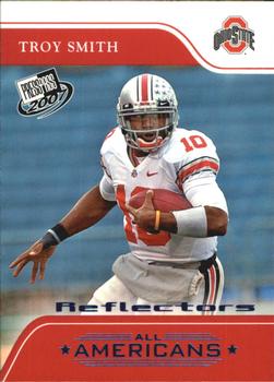2007 Press Pass - Reflectors Blue #75 Troy Smith Front