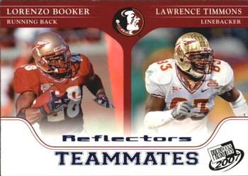 2007 Press Pass - Reflectors Blue #90 Lorenzo Booker / Lawrence Timmons Front