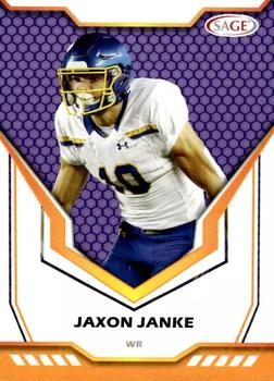 2024 SAGE HIT - Purple #9 Jaxon Janke Front