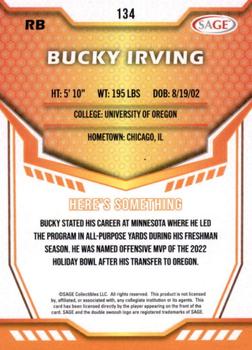 2024 SAGE HIT - Purple #134 Bucky Irving Back
