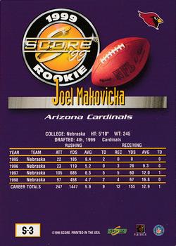1999 Score Supplemental #S-3 Joel Makovicka Back