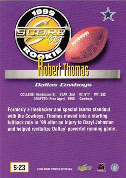1999 Score Supplemental #S-23 Robert Thomas Back