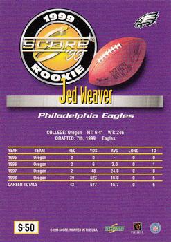 1999 Score Supplemental #S-50 Jed Weaver Back