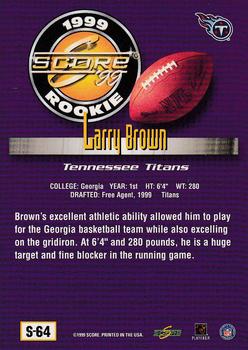 1999 Score Supplemental #S-64 Larry Brown Back