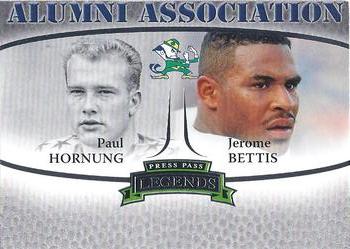 2007 Press Pass Legends - Alumni Association #4 Paul Hornung / Jerome Bettis Front