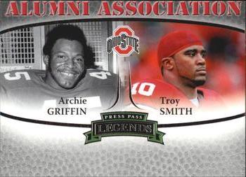 2007 Press Pass Legends - Alumni Association #5 Archie Griffin / Troy Smith Front