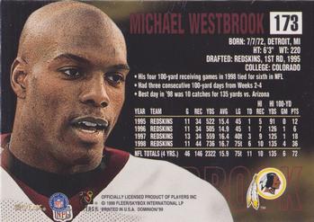 1999 SkyBox Dominion #173 Michael Westbrook Back