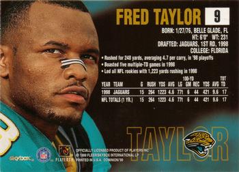 1999 SkyBox Dominion #9 Fred Taylor Back