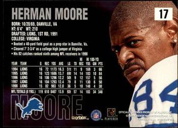 1999 SkyBox Dominion #17 Herman Moore Back