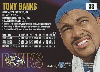1999 SkyBox Dominion #33 Tony Banks Back