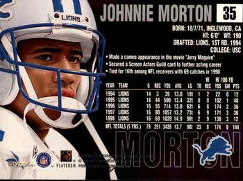 1999 SkyBox Dominion #35 Johnnie Morton Back