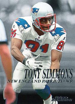 1999 SkyBox Dominion #36 Tony Simmons Front