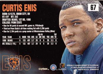 1999 SkyBox Dominion #67 Curtis Enis Back