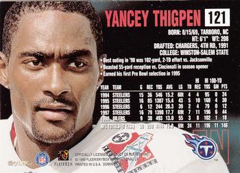 1999 SkyBox Dominion #121 Yancey Thigpen Back