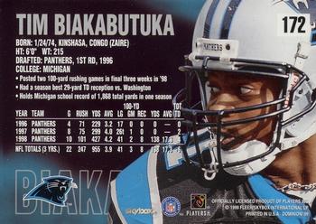 1999 SkyBox Dominion #172 Tim Biakabutuka Back