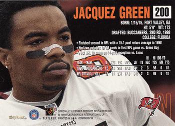 1999 SkyBox Dominion #200 Jacquez Green Back