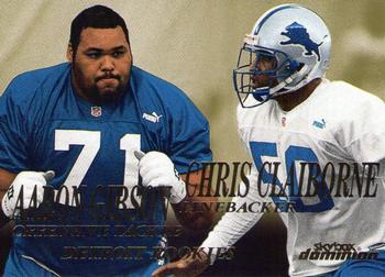 1999 SkyBox Dominion #226 Aaron Gibson / Chris Claiborne Front