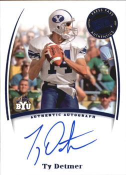 2007 Press Pass Legends - Autographs #NNO Ty Detmer Front