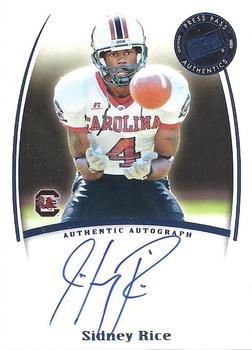 2007 Press Pass Legends - Autographs #NNO Sidney Rice Front